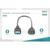 Assmann Electronic ASSMANN USB 3.0 jungties kabelis USB A - Micro USB B M/M 0.25m USB 3.0 atitinka UL bl