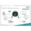 Assmann Electronic ASSMANN HDMI AOC Hibridinio pluošto prijungimo kabelis Tipas A M/M 15m UHD 8K60Hz CE auksinis bl