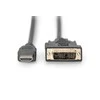 Assmann Electronic DIGITUS HDMI į DVI-D 18+1 laidas 2m juodas bulk St/St