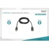 Assmann Electronic DIGITUS DisplayPort Adapteris Cable DP - HDMI Type A St / St 2.0m w / War. DP 1.2 HDMI 2.0 4K / 60Hz CE juodas