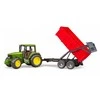 Bruder - John Deere 6920 su apverčiama priekaba, raudona (02057)
