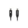 LANBERG USB-C M/M 2.0 laidas 1m Quick Charge 4.0 juodas