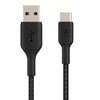 USB Kabelis - Belkin CAB002BT3MBK 3 m Juodas USB A į USB C