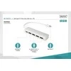 DIGITUS DA-70242-1 DIGITUS HUB 4 prievadų USB 3.0 SuperSpeed su C tipo maitinimo tiekimu aliuminio