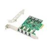 Kontrolierius Digitus PCIE 2.0 x1 - 4x USB 3.0 (DS- 30226)