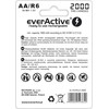 Baterija - „everActive Ni-MH R6 AA“ 2000 mAh „Sidabrinis Line 1.2V“