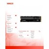 Kietasis vidinis diskas Lexar M.2 NVMe SSD LNM620 1000 GB, SSD form factor M.2 2280, SSD sąsaja PCIe Gen3x4, Rašymo greitis 3000 MB/s, Skaitymo greitis 3300 MB/s