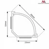 Laidų Organizatorius - Maclean Mctv-575 Flex Tube, Baltas