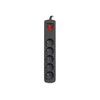 NATEC Surge protection Bercy 400 1.5m 5x French outlets juodas