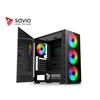 „Savio Prime X1“ ARGB stiklo dėklas (SAVGC-PRIMEX1)
