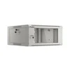 LANBERG 19 colių sieninis stovas 4U/570x600 išmontuojamas greitai surenkamas flat pack pilkas