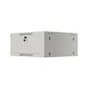 LANBERG 19 colių sieninis stovas 4U/570x600 išmontuojamas greitai surenkamas flat pack pilkas