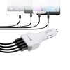 CAR CHARGER 4 X USB 7A Baltas VEGA FASTON FAST CHARGER QUICK 4XUSB 3.0 3500mAh