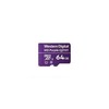 Atminties kortelė Western Digital WD Violetinė 64GB Surveillance Micro SD XC Class - 10 UHS 1
