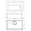 Gartraukis Cooker hood under-cabinet AKPO WK-7 MICRA 60 Baltas (297,9 m3/h, 530mm, baltos spalvos)