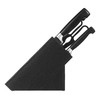 4 peilių rinkinys su bloku ZWILLING Four Star 35144-600-0, Juodas