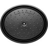 STAUB CAST IRON OVAL POT 4.2L Juodas