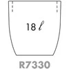 Nicoli ø30x30cm vazonas Rhea 30 antracito spalvos