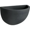Nicoli 32x18x21cm sieninis vazonas Clio 32 antracito spalvos