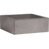 Nicoli 25x25x12cm vazonas Minos 25 pelenų spalvos