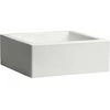 Nicoli 60x60x22cm vazonas Minos 60 baltos spalvos