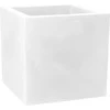 Nicoli 40x40x40cm vazonas Modus Quadro 40 baltos spalvos