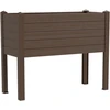 Teraplast Italija Teraplast 100x42x80cm vazonas su vandens rezervuaru Trama 015, moka spalvos