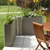 Teraplast Italija Teraplast 90x27x78cm vazonas su drėkinimo sistema Divio 80, antracito spalvos