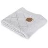 CebaBaby Pledas megztas rombais - digsniuotas 90x90 pilkas