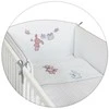 CebaBaby Patalynės komplektas 3 dalių, zuikučiai - balta