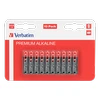 AAA šarminės baterijos, 1,5 V, 10vnt. juoda Verbatim / V49874