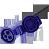 Adapterio kabelis DELTACO CEE 16A, CEE lizdas į CEE7/7 kištuką, naudojamas lauke IP44, 1m, juodas / GT-984