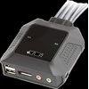 Adapteris ATEN 2xUSB-A, 1xDP, juodas / CS22DP / CS22DP-AT