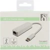 Adapteriai DELTACO 1xRJ45, 1xUSB 3.1, baltas/ USBC-GIGA1