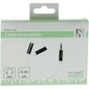 Adapteris DELTACO 3.5mm M - 2x3.5mm F, 0.1m, baltas lankstus / AUD-206