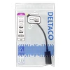 Adapteriai DELTACO DP prie HDMI, 3840x2160 prie 60Hz, 0,2m, juodas / DP-HDMI45