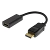Adapteris DELTACO HDMI - DisplayPort, 4K UHD 60Hz, 0.2m, juodas / 00110022