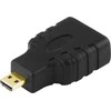 Adapteriai DELTACO HDMI High Speed Micro HDMI ha - HDMI ho / HDMI-24