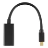 Adapteris DELTACO HDMI - miniDisplayPort, 4K UHD 60Hz, 0.2m, juodas / R00110024