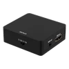 Adapteriai DELTACO HDMI į HDMI + SPDIF / 3.5mm, Ultra HD 30Hz, 5.1 / 2.1 audio, juodas / HDMI-7038