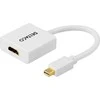 Adapteris DELTACO mini DisplayPort - HDMI, baltas / DP-HDMI2