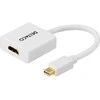 Adapteris DELTACO mini DisplayPort - HDMI, baltas / DP-HDMI2
