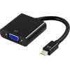Adapteris DELTACO mini DisplayPort - VGA, juodas / DP-VGA3