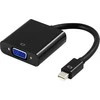 Adapteris DELTACO mini DisplayPort - VGA, juodas / DP-VGA3