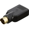 Adapteris DELTACO PS/2 male į USB female pelei ir klaviatūrai / USB-81