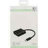 Adapteris Deltaco USB-C - HDMI, juodas