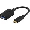 Adapteris DELTACO USB 3.1 "CA", juodas / USBC-1204