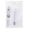 Adapteris DELTACO USB-C 3.1, 0.1 m, sidabro sp. / USBC-1278