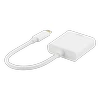 Adapteriai DELTACO USB-C į HDMI, 4096x2160 30Hz, baltas / USBC-HDMI7