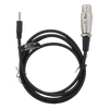 Adapteriai DELTACO XLR į 3.5mm, 1.5m, 3-kontaktų XLR, juodas / XLR-2000